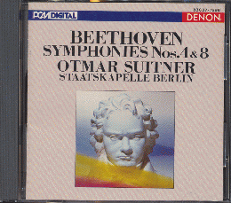 CD「ベートーヴェン：交響曲第4番、第8番/オトマール・スウィトナー指揮」