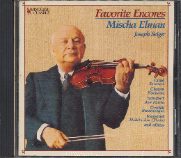CD：MISCHA ELMAN /FAVORITE ENCORES