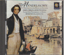 CD「Mendelssohn;2-Piano　Concertos」
