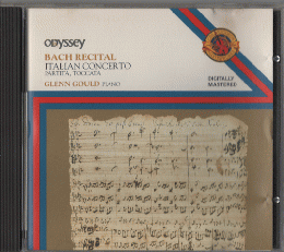 CD「Bach　Recital/Glenn　Gould（piano)」

