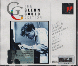 CD「J.S.Bach/GLENN　GOULD　Concertos For　Piano　and Orchestra」2枚組
