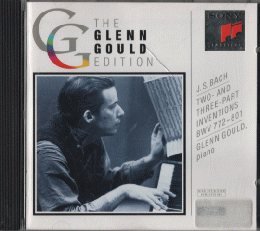 CD「J.S  Bach/Glenn Gould Two-Part Inventions and Three-Part Sinfonias]

