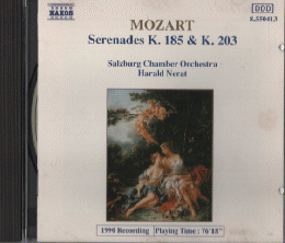CD「MOZART SerenadesK.185&K.203」