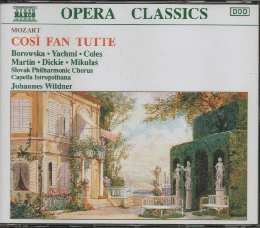 CD「MOZART　COSI　FAN　TUTTE/Johannes　Wildnerｓ指揮」3枚組