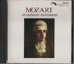 CD　『MOZART on authentic instruments 』 
　