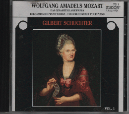 CD　『W.　A.　MOZART　：SCHUCHTER』