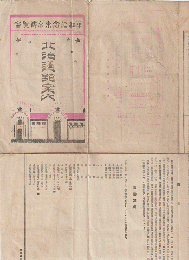 平和記念東京博覧会　北海道館案内　パンフレット