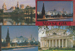 絵はがき アエロフロート ポストカード 「モスクワ」 8枚セット