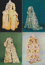 絵はがき ロンドン博物館 「18世紀のドレス」 5枚セット
