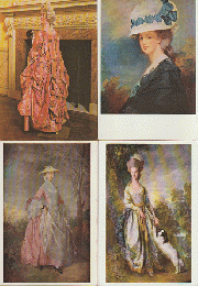絵葉書 英国 「女性のファッション、絵画」 6枚セット