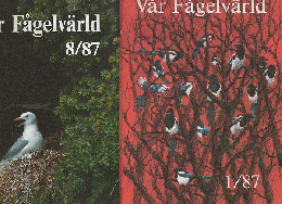Var Fagelvarld  1/87～8/88　（8冊セット）