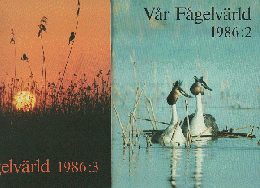 Var Fagelvarld  1986:2～1986:8　（8冊セット）