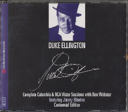 CD「DUKE　ELLINGTON/Complete Columbia　＆　RCA Victor Sessions with Ben　Webster」4枚組
