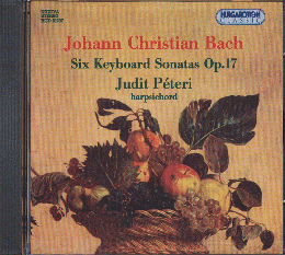 CD「Johann Christian Bach/Six Keyboard Sonatas Op.17」