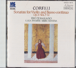 CD「コレッリ：ヴァイオリンと通奏低音のためのソナタ集　作品5より」