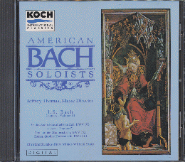 CD「J.S.Bach   CANTATAS 」