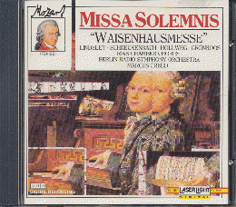 CD「MISSA SOLEMINIS　 Waisenhausmesse」