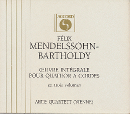 CD「MENDELSSOHN BARTHOLDY」