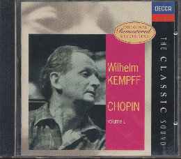 CD「CHOPIN / Wilhelm KEMPFF」