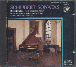 CD「SHUBERT SONATAS / Piano Sonatas op.78 in G」