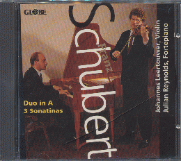 CD「Schubert / Duo in A 3 Sonatinas 」