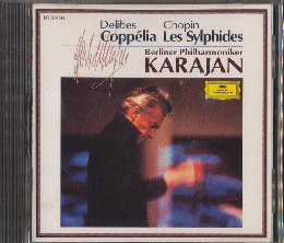 CD「KARAJAN/Delibes・Coppelia Chopin Les Sylphides