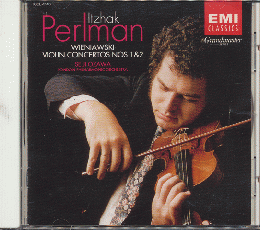 CD「パールマン：ヴィエニアフスキー・ヴァイオリン協奏曲第1番＆第2番」