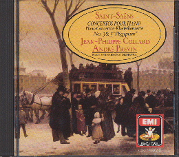 CD「CAMILLE SAINT-SAENS：PIANO　CONCERTOS Nos.3&5：COLLARD」