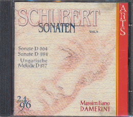 ＣＤ「SCHUBERT SONATEN D664. D894 / Massimiliano Damerini (piano) 」