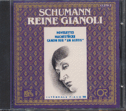 CD「SCHUMANN / REINE GIANOLI (piano)　」
