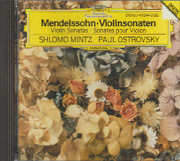CD: メンデルスゾーン バイオリンソナタ