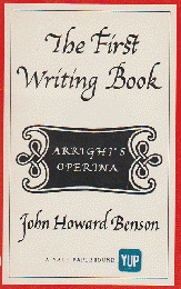 The First Writing Book