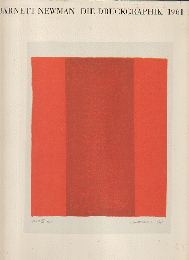 大判画集洋書（独語）　BARNET NEWMAN DIE DRUCKGRAPHIK 1961-1969