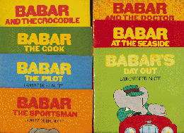 BABAR（ AND THE CROCODILE/THE COOK/THE PILOT/THE　SPORTSMAN/AND THE DOCTOR/AT THE SEASIDE/DAY OUT）７冊セット