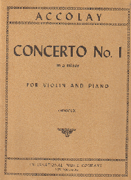 洋書楽譜 ACCOLAY CONCERTO No.1 in a minor