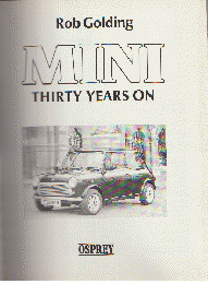 Mini Thirty Years On 1959-1989
