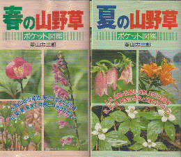 ポケット図鑑「春の山野草」「夏の山野草」　2冊セット