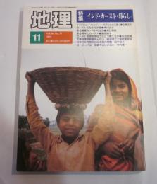月刊　地理　1991年　11月号　特集：インド・カースト・暮らし
