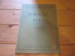 クーラウ作曲　フルート二重奏曲　op．１１９－３　第2版　フルートクラブ名曲シリーズ（２５）