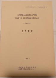 主要地方道長野大町線埋蔵文化財発掘調査報告書　－美麻村内－　千見遺跡