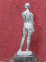  洞澤 今朝夫作　「題名不明(裸婦立像)」　1971年頃　ブロンズ作品　