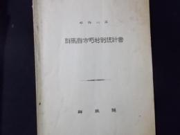 群馬縣市町村別統計書（昭和8年）