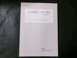 丸谷地遺跡・大道下遺跡発掘調査報告書　平安時代住居址・押型文土器の遺跡 信濃町の埋蔵文化財第1集