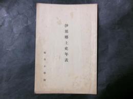伊那郷土史年表