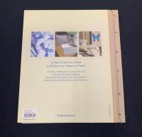 BLEU,BLANC,BISTRE<Broderies au point de croix>
