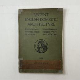 Recent English domestic architecture