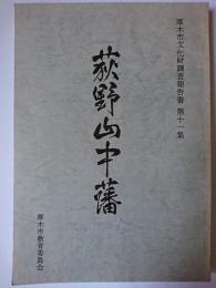 荻野山中藩の調査 ＜厚木市文化財調査報告書 第11集＞