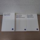 （Kritische Ausgabe in 15 Baenden：Limitierte Sonderausgabe：Schriften und Tagebuecher　のうち）　Tagebuecher、Tagebuecher Kommentarband、Tagebuecher Apparatband の3冊セット