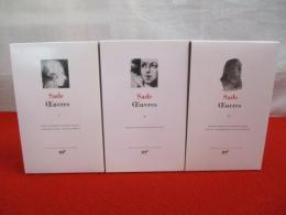 Sade Œuvres 全3巻揃い 【洋書】