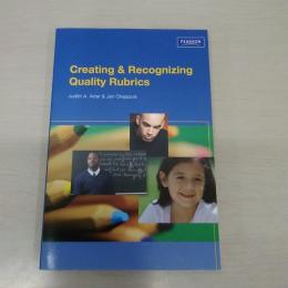 【洋書】Creating & Recognizing Quality Rubrics